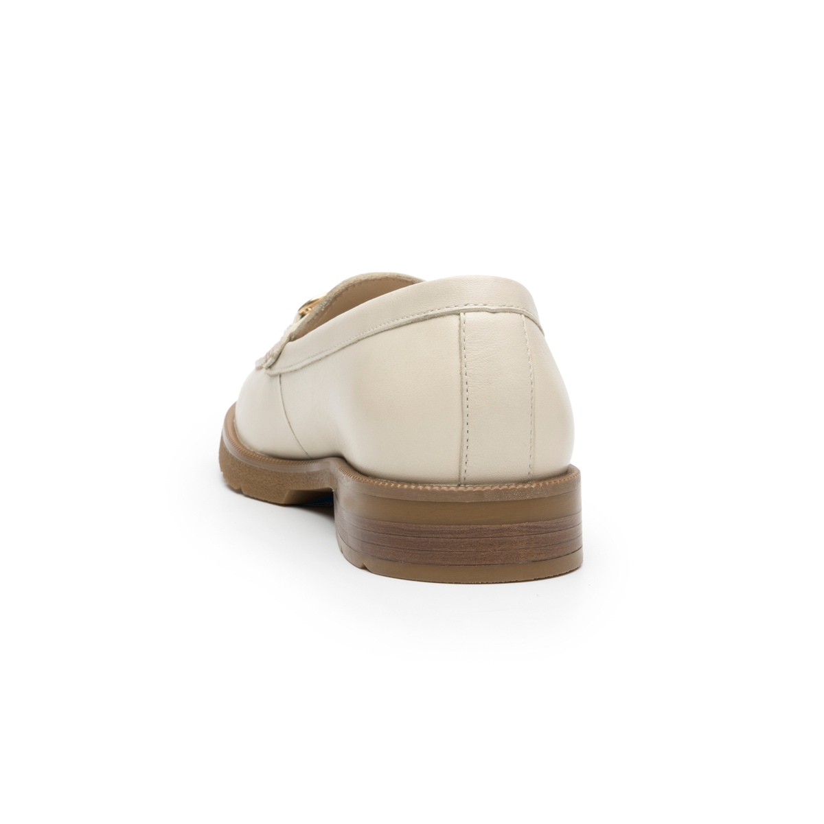 Mocasín Con Herraje Quirelli para Mujer con Plantilla Acojinada Estilo 303702 Latte
