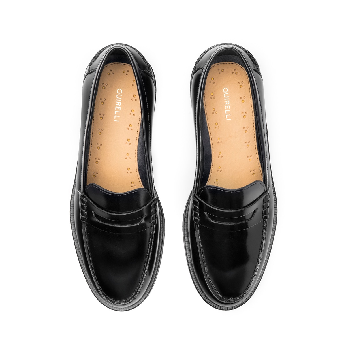 Mocasín Casual Quirelli para Mujer Estilo 303704 Negro