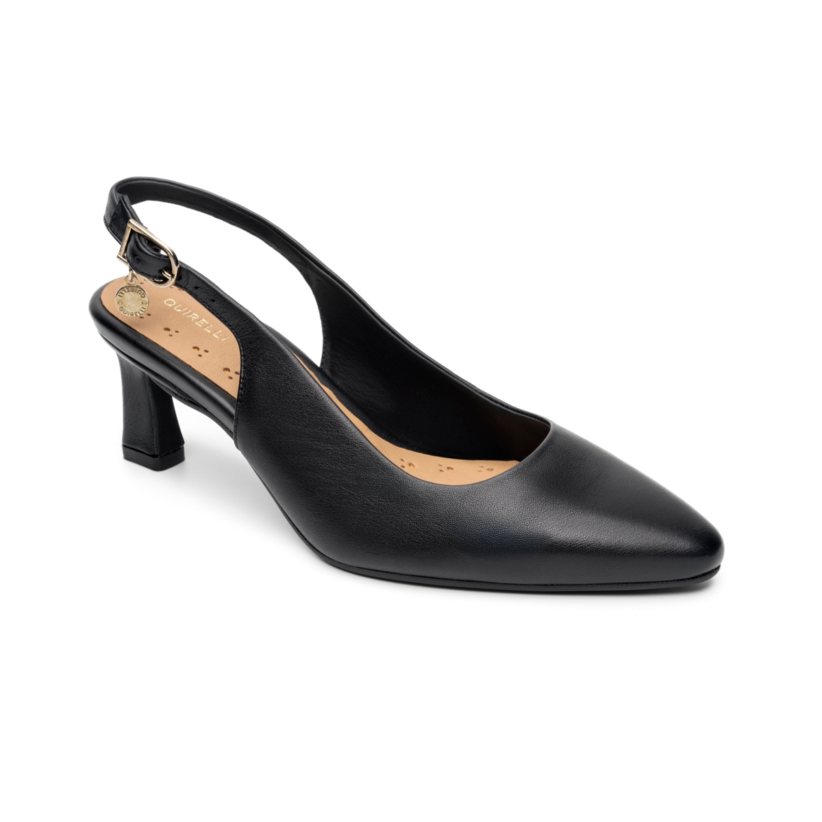 Zapatilla Destalonada Quirelli para Mujer Estilo 304402 Negro