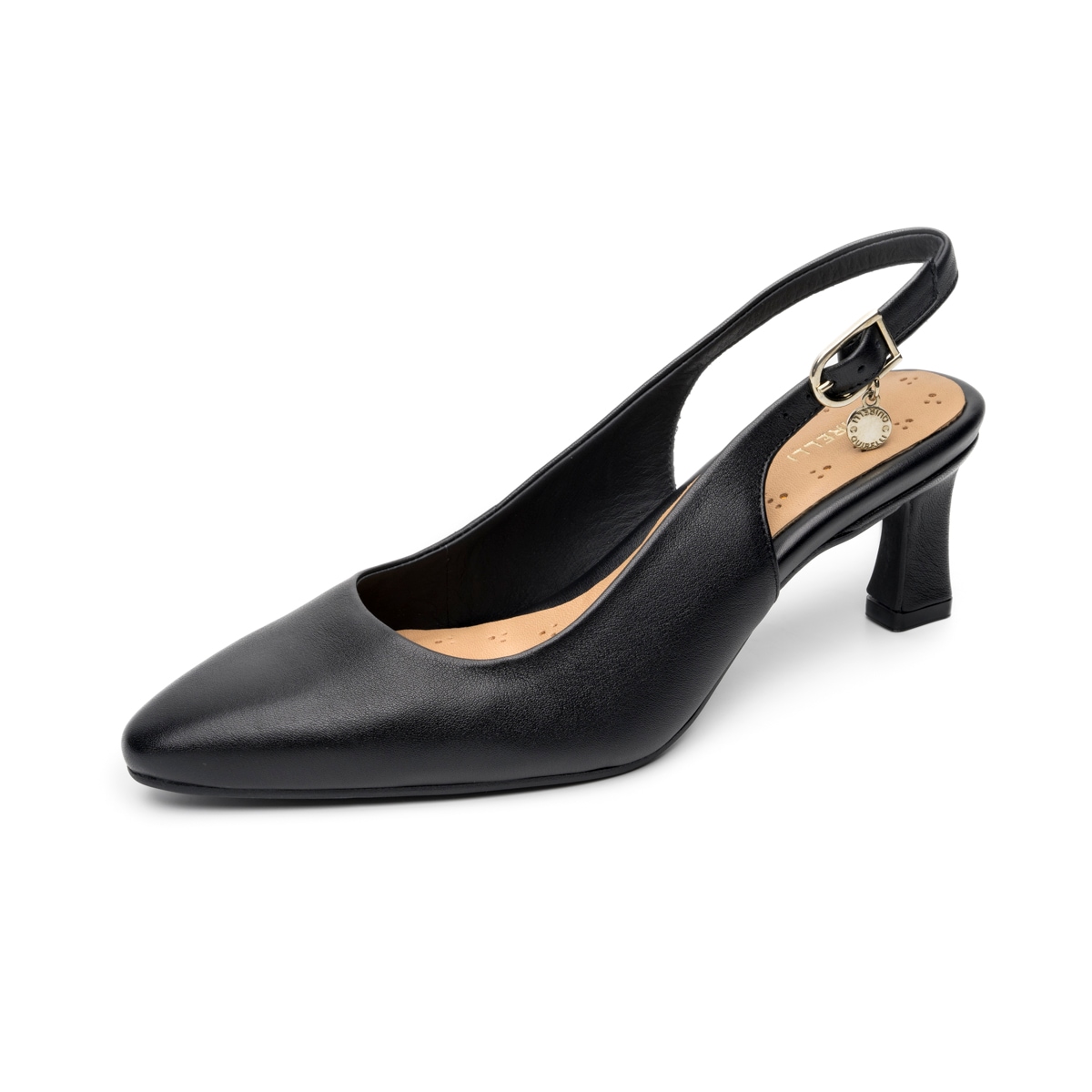 Zapatilla Destalonada Quirelli para Mujer Estilo 304402 Negro