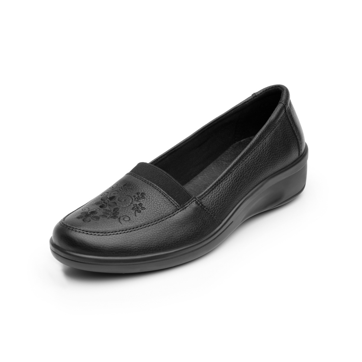 Mocasín Casual Flexi Con Sistema De Mejor Agarre Para Mujer - Estilo 32606 Negro