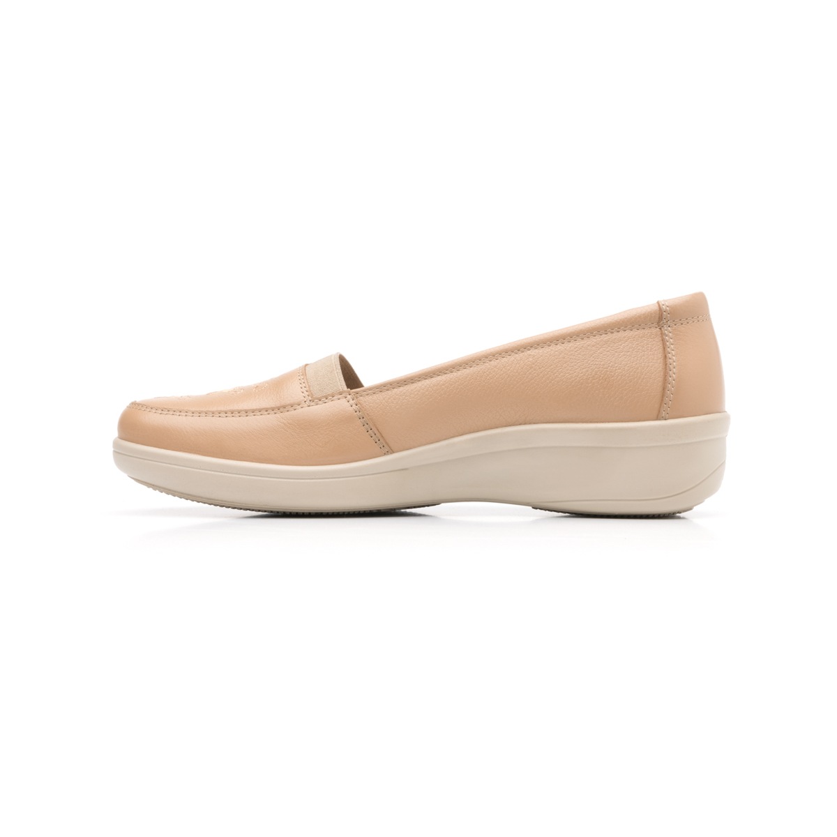 Mocasín Casual Flexi Con Sistema De Mejor Agarre Para Mujer - Estilo 32606 Nude