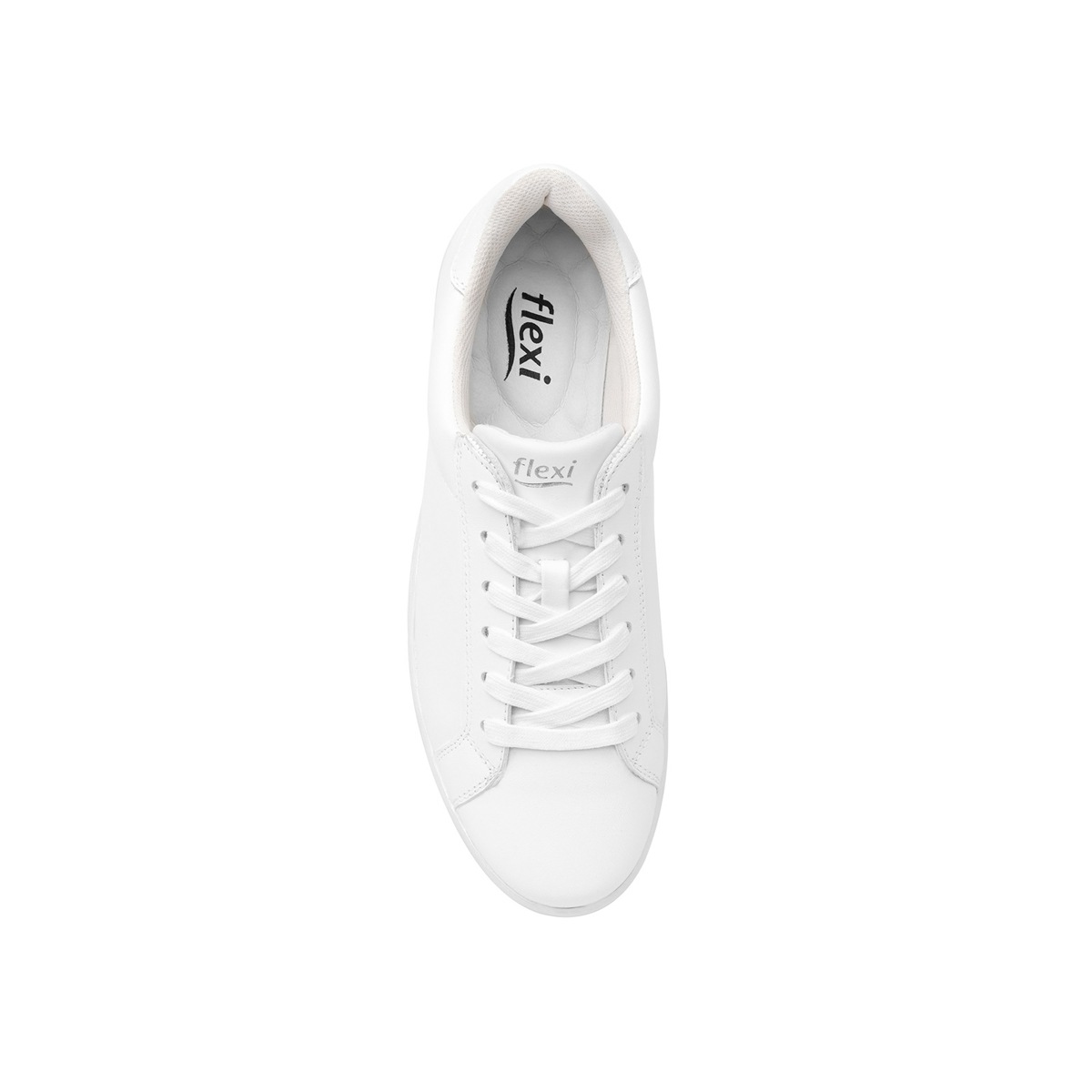 Sneaker Universitario Flexi Con Plantilla Comfort Pad Para Mujer - Estilo 33510 Blanco
