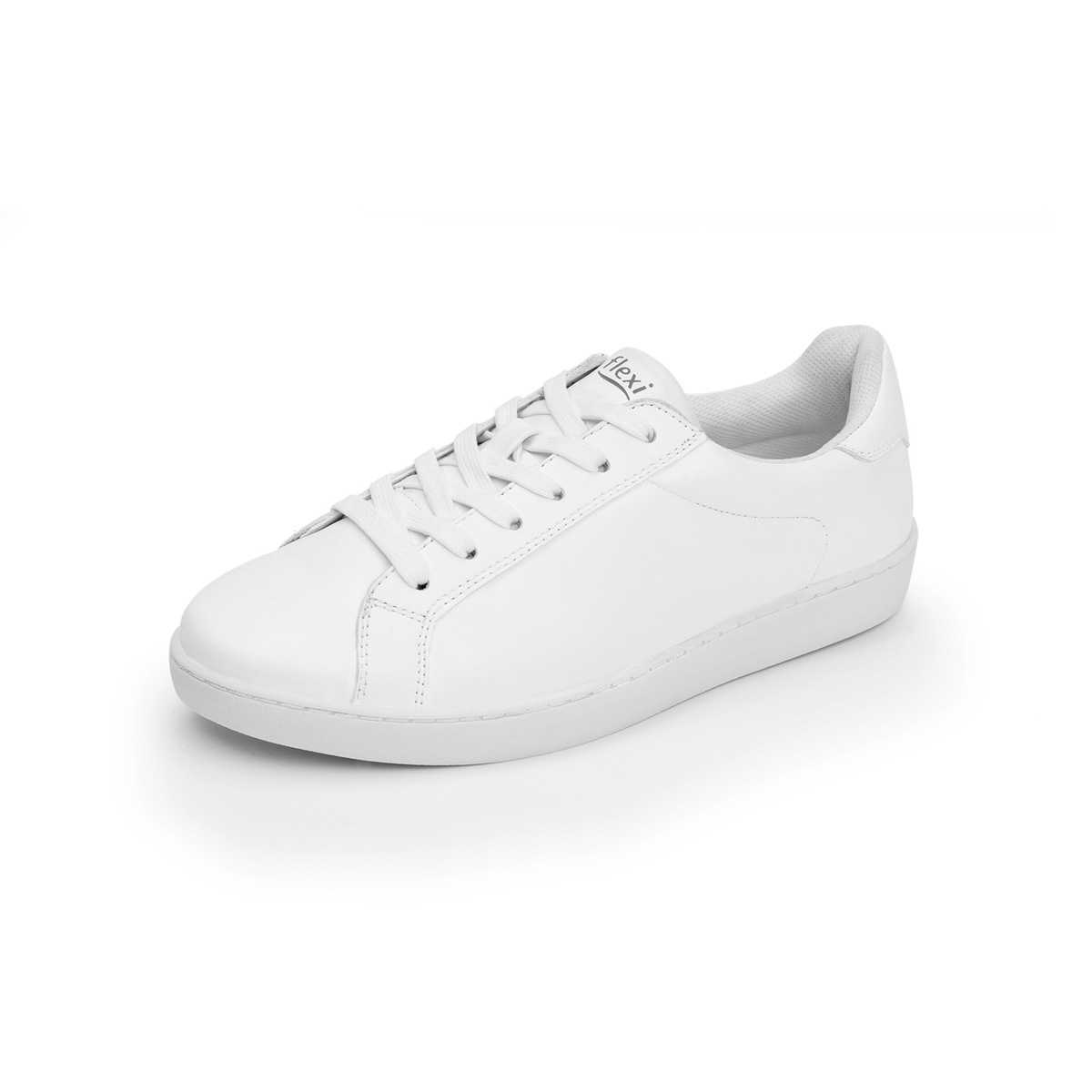 Sneaker Universitario Flexi Con Plantilla Comfort Pad Para Mujer - Estilo 33510 Blanco