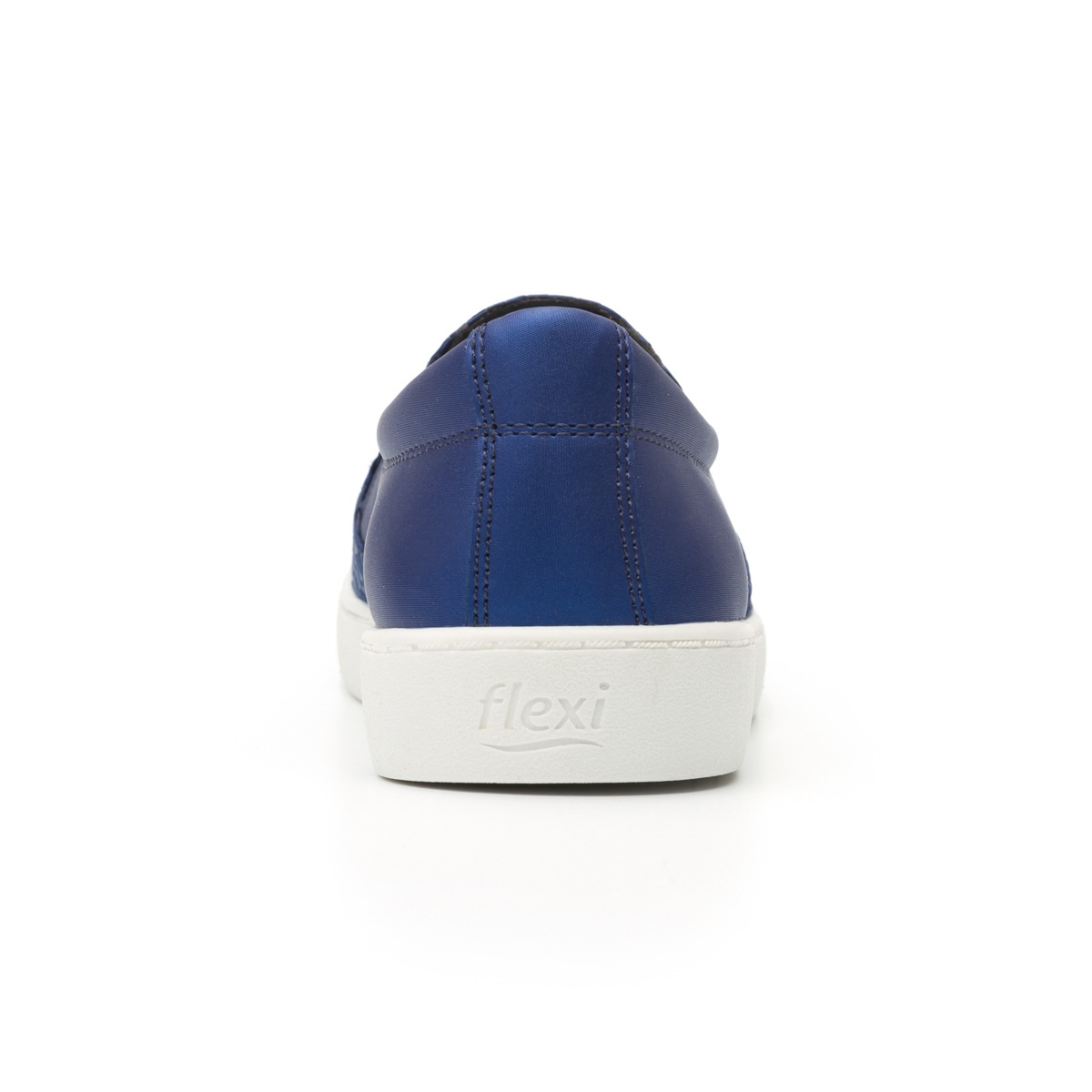 Flat Urbano Flexi Con Material Tejido Para Mujer - Estilo 33516 Azul