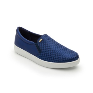 Flat Urbano Flexi Con Material Tejido Para Mujer - Estilo 33516 Azul Flat Urbano Flexi Con Material Tejido Para Mujer - Estilo 33516 Azul