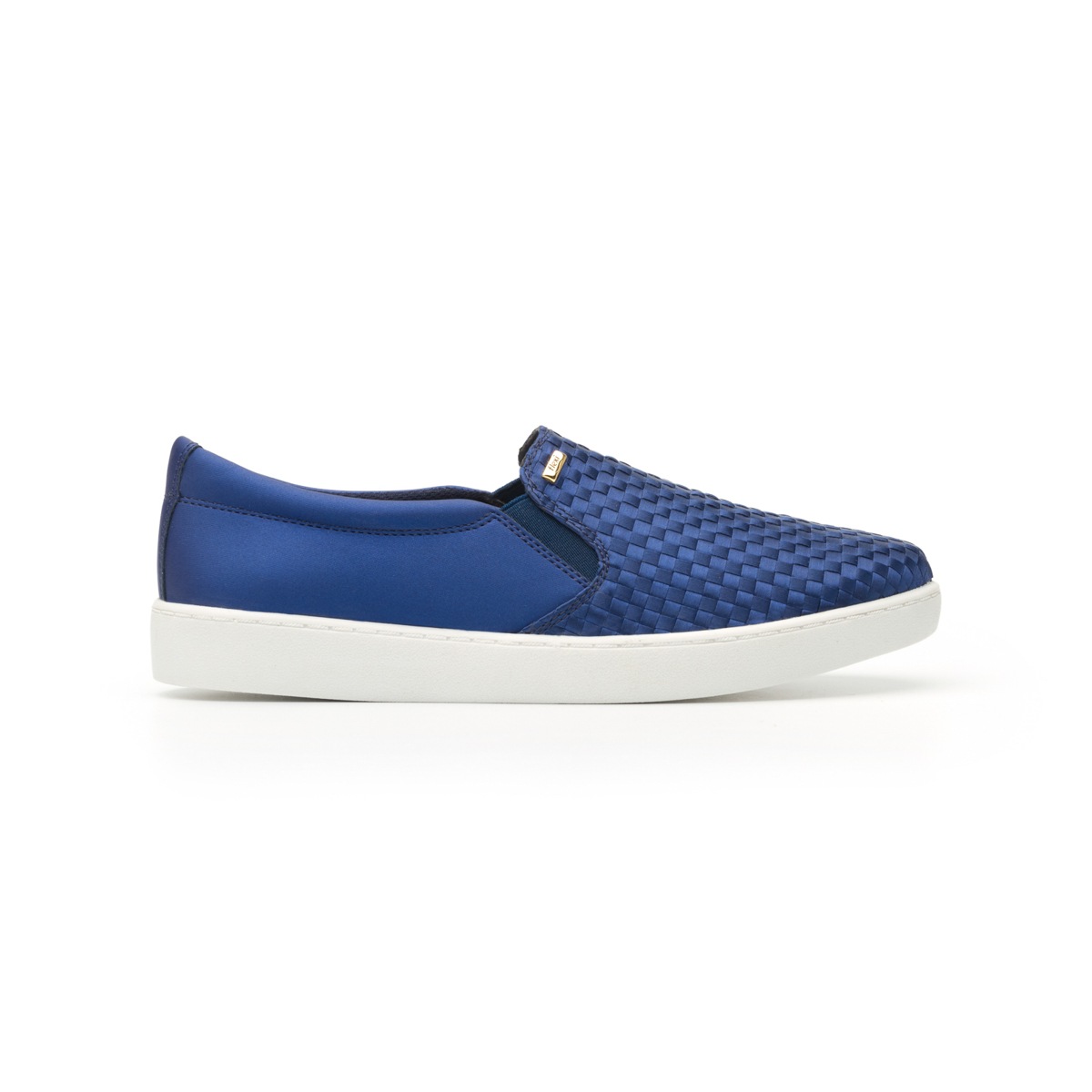 Flat Urbano Flexi Con Material Tejido Para Mujer - Estilo 33516 Azul