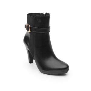 Botín De Vestir Flexi De Tacón Alto Para Mujer - Estilo 33618 Negro Botín De Vestir Flexi De Tacón Alto Para Mujer - Estilo 33618 Negro