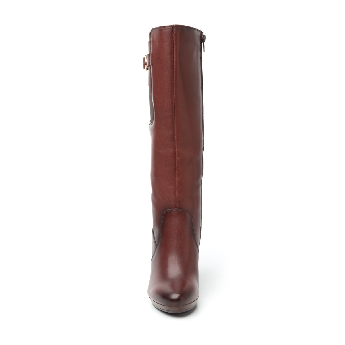 Bota De Vestir Flexi De Tacón Alto Para Mujer - Estilo 33619 Café
