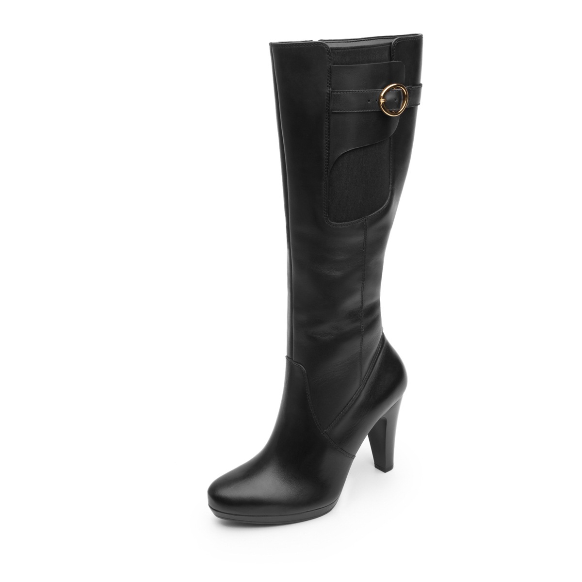 Bota De Vestir Flexi De Tacón Alto Para Mujer - Estilo 33619 Negro