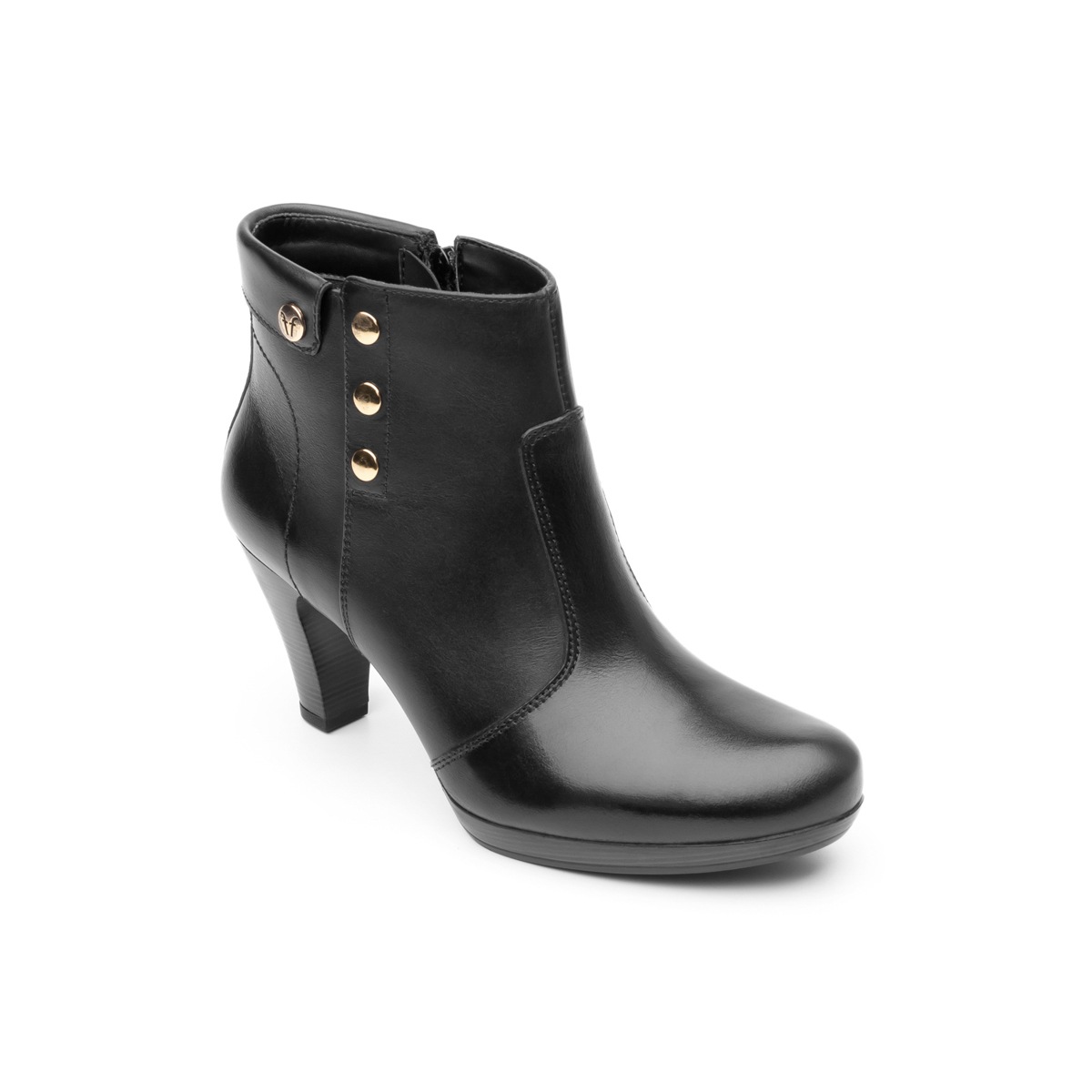 Botín De Vestir Flexi De Tacón Para Mujer - Estilo 34312 Negro