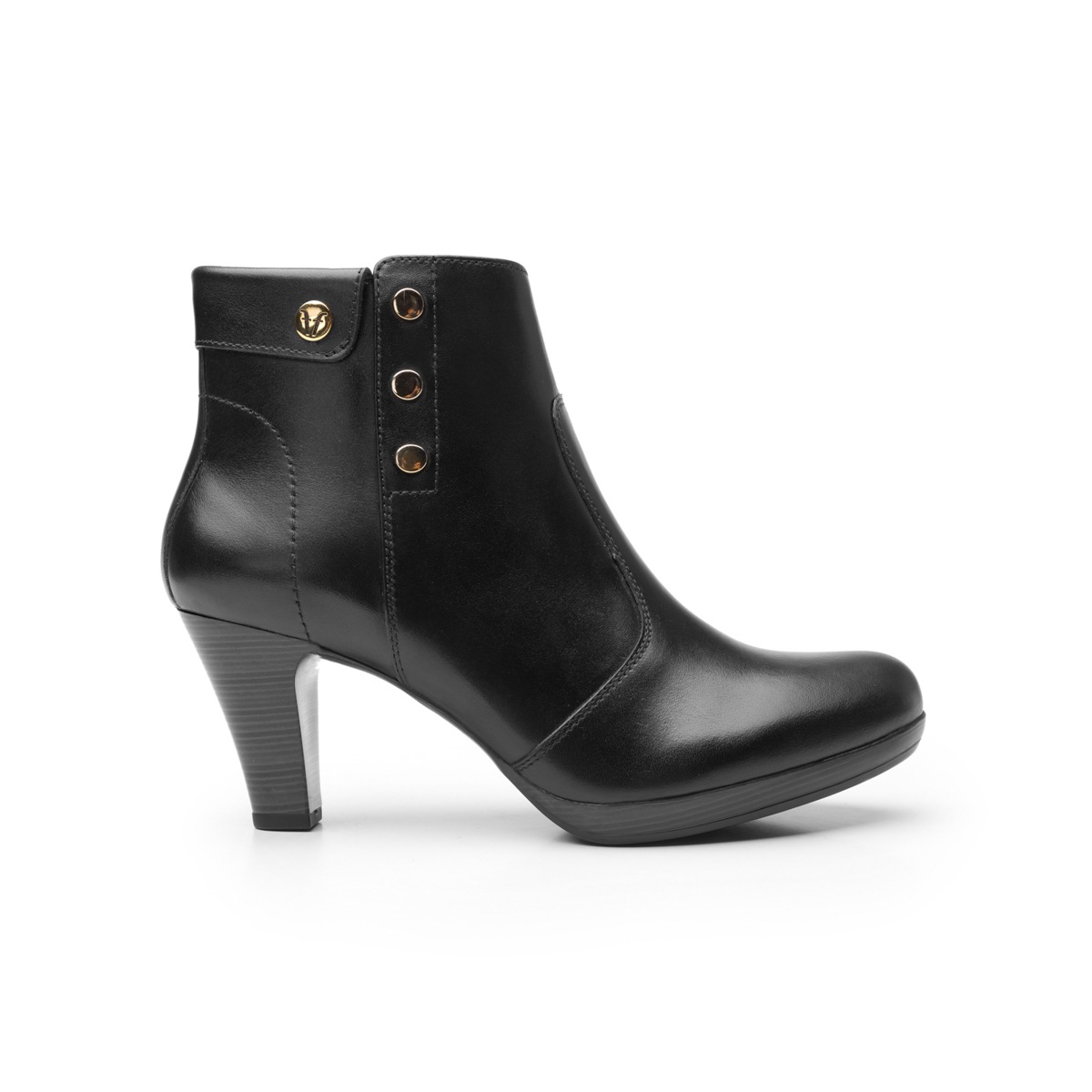Botín De Vestir Flexi De Tacón Para Mujer - Estilo 34312 Negro