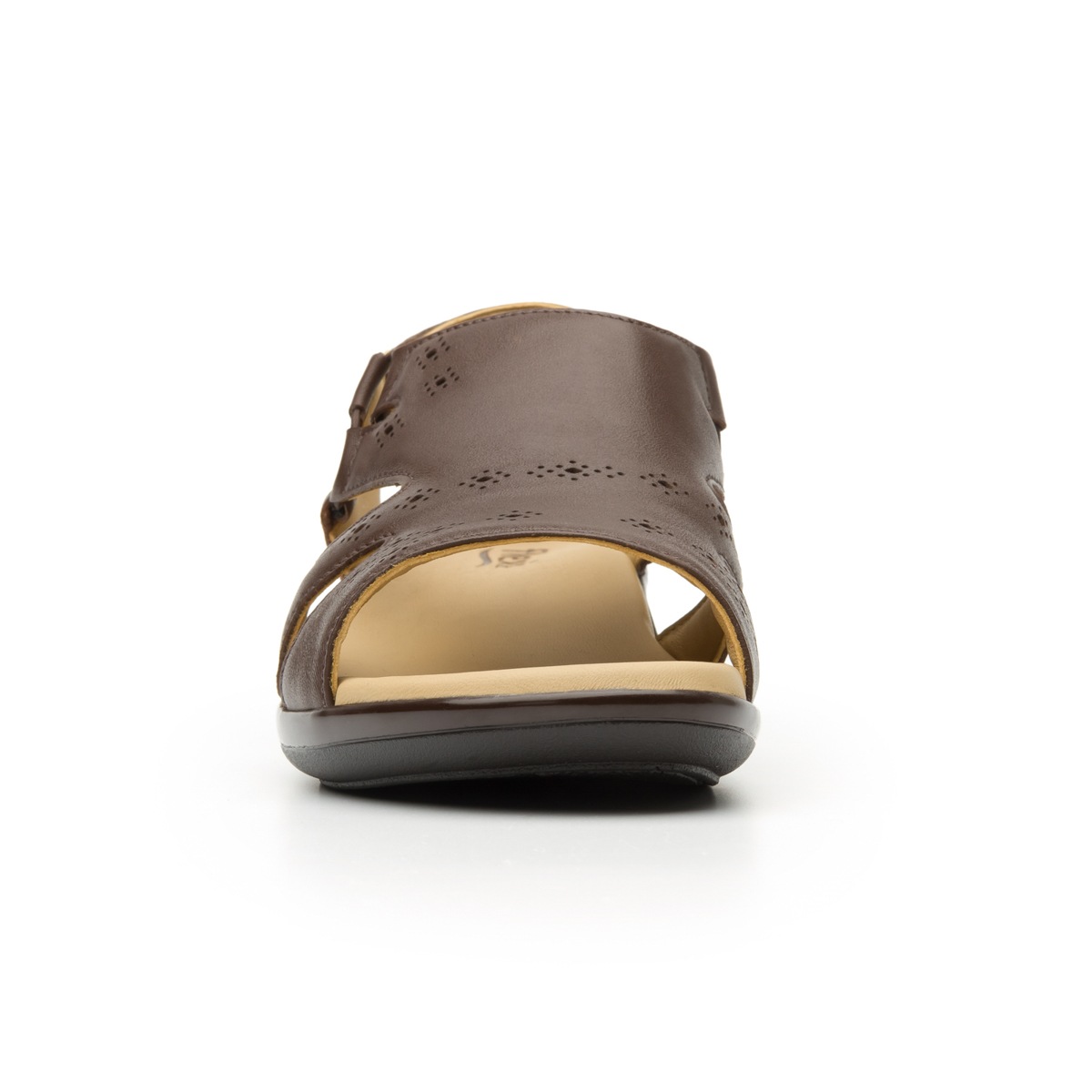 Sandalia Casual Flexi 100% Piel Para Mujer - Estilo 34906 Cafe