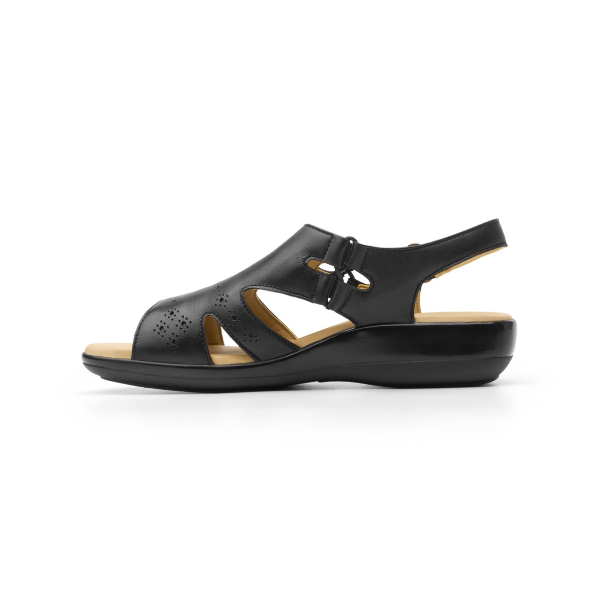 Sandalia Casual Flexi 100% Piel Para Mujer - Estilo 34906 Negro