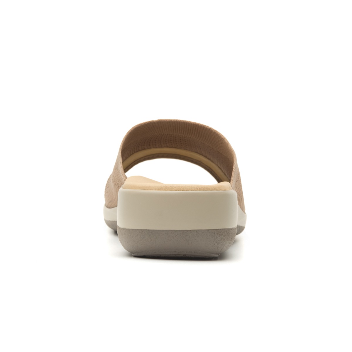 Sandalia Casual Flexi Textura De Punto Para Mujer - Estilo 34907 Arena