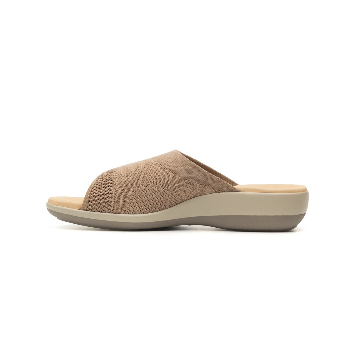 Sandalia Casual Flexi Textura De Punto Para Mujer - Estilo 34907 Arena