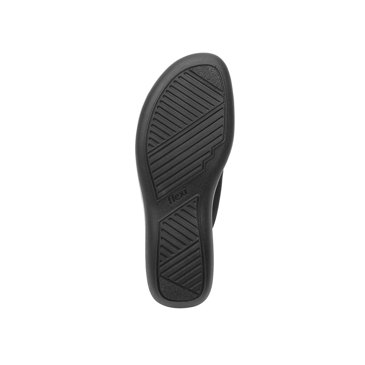 Sandalia Casual Flexi Textura De Punto Para Mujer - Estilo 34907 Negro