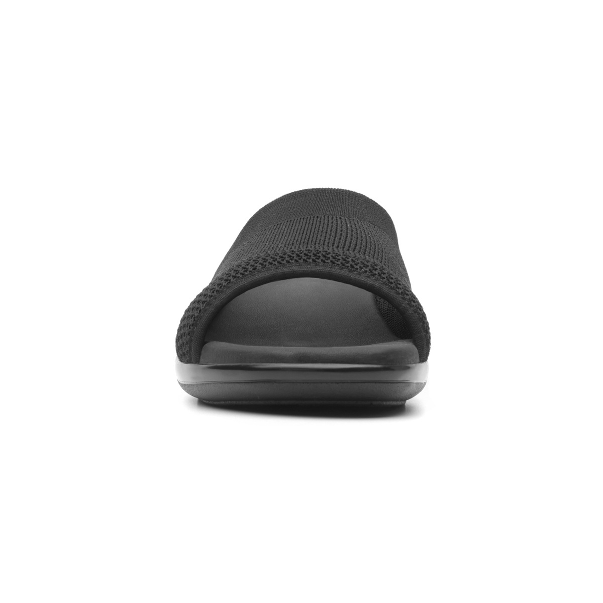 Sandalia Casual Flexi Textura De Punto Para Mujer - Estilo 34907 Negro