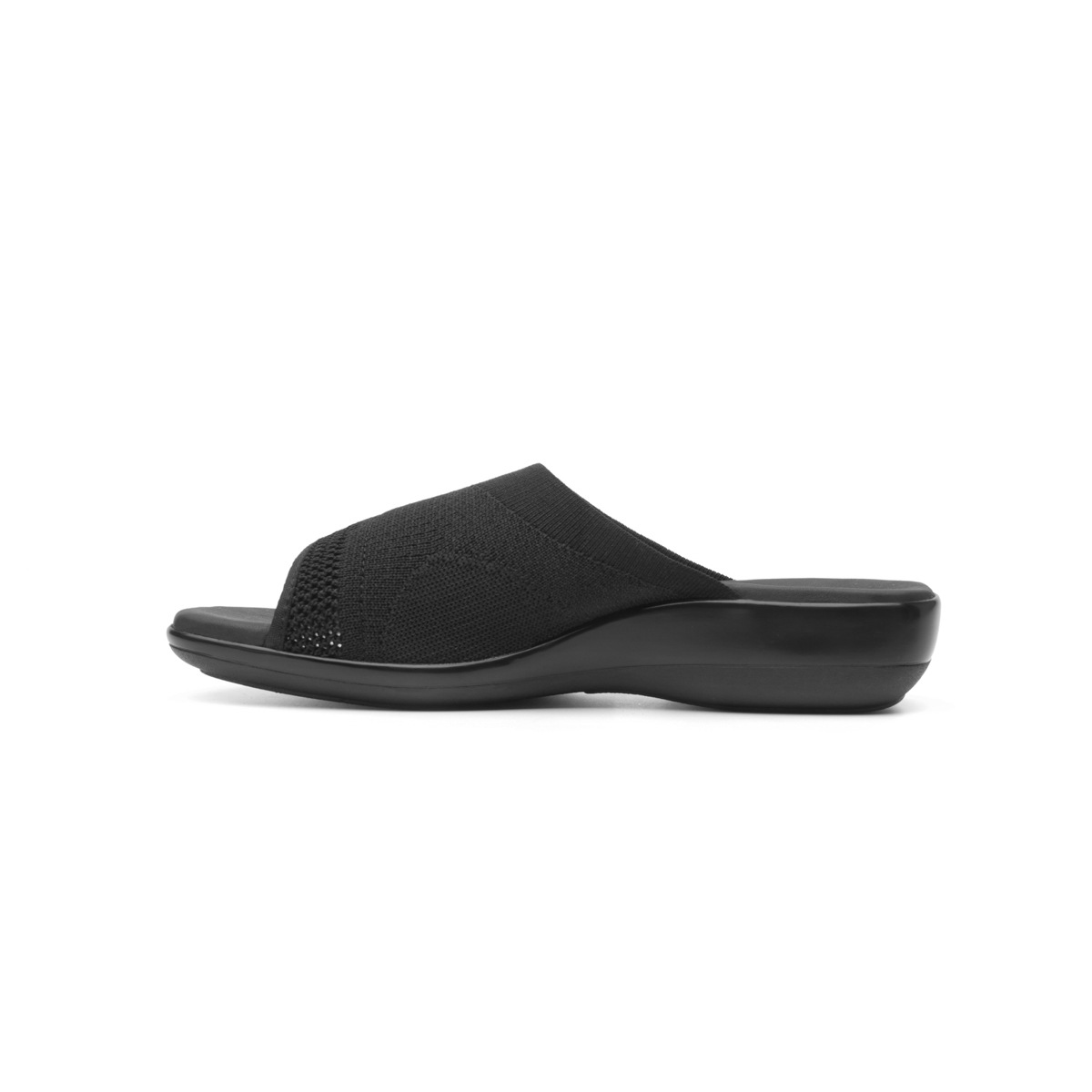 Sandalia Casual Flexi Textura De Punto Para Mujer - Estilo 34907 Negro