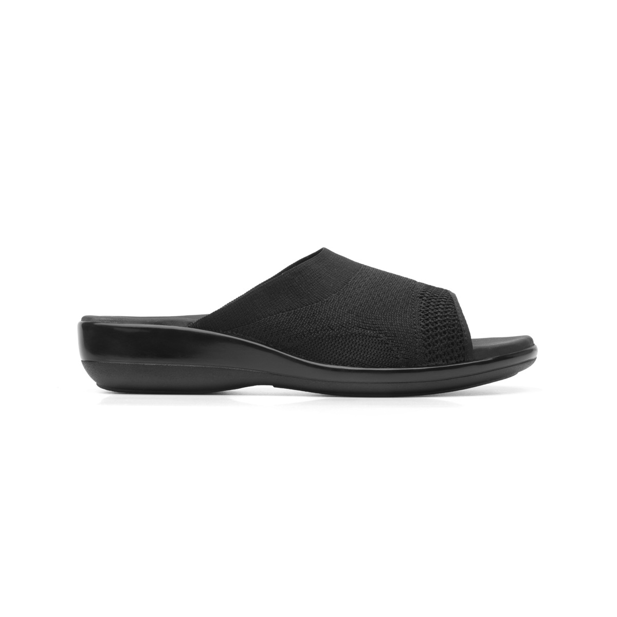 Sandalia Casual Flexi Textura De Punto Para Mujer - Estilo 34907 Negro