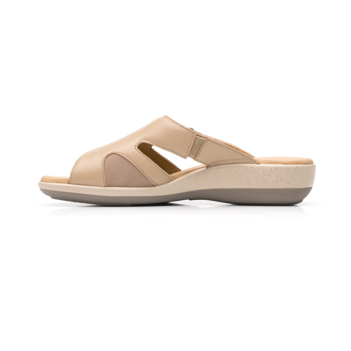 Sandalia Casual Flexi Con Piel Extra Suave Para Mujer - Estilo 34909 Beige