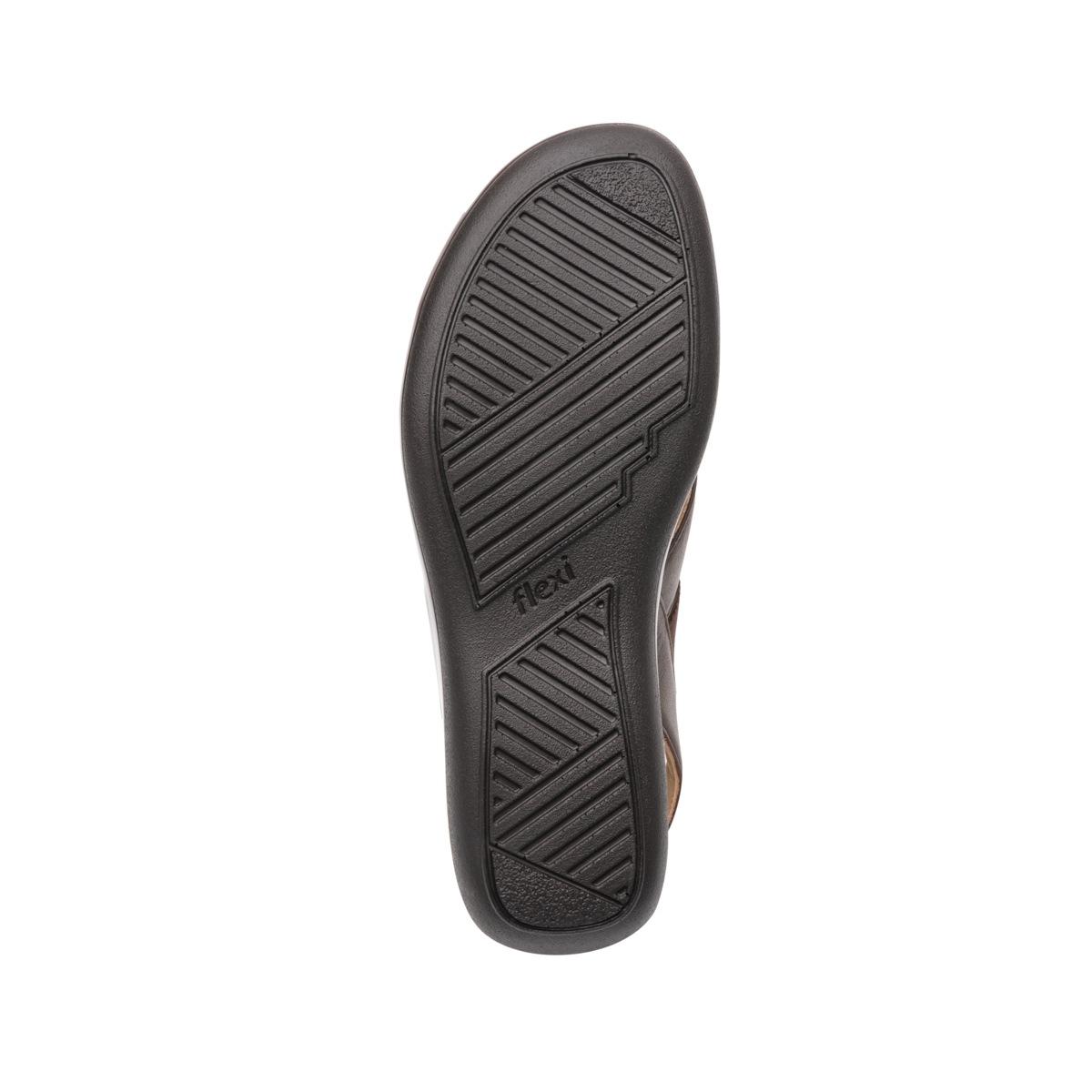 Sandalia Casual Flexi Con Piel Extra Suave Para Mujer - Estilo 34911 Café