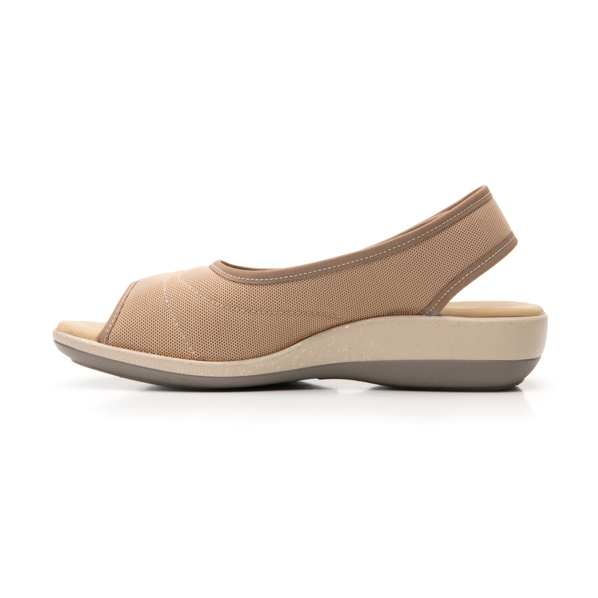 Sandalia Casual Flexi para Mujer con Adaptable Al Pie Estilo 34917 Beige