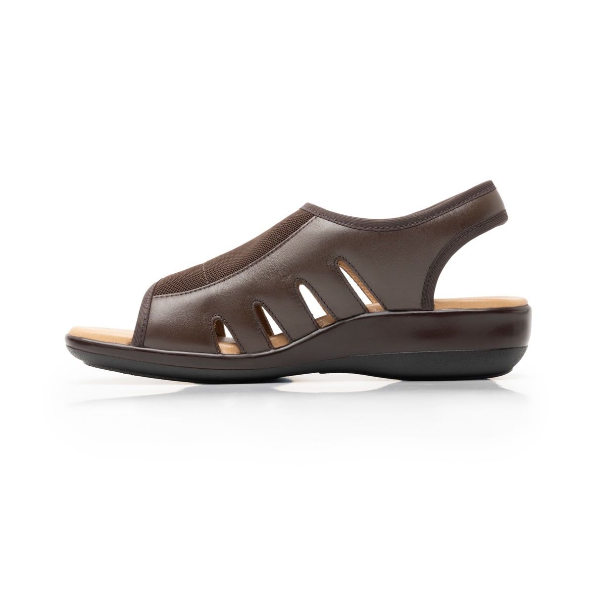 Sandalia Casual Flexi para Mujer con Adaptabilidad Al Pie Estilo 34933 Café
