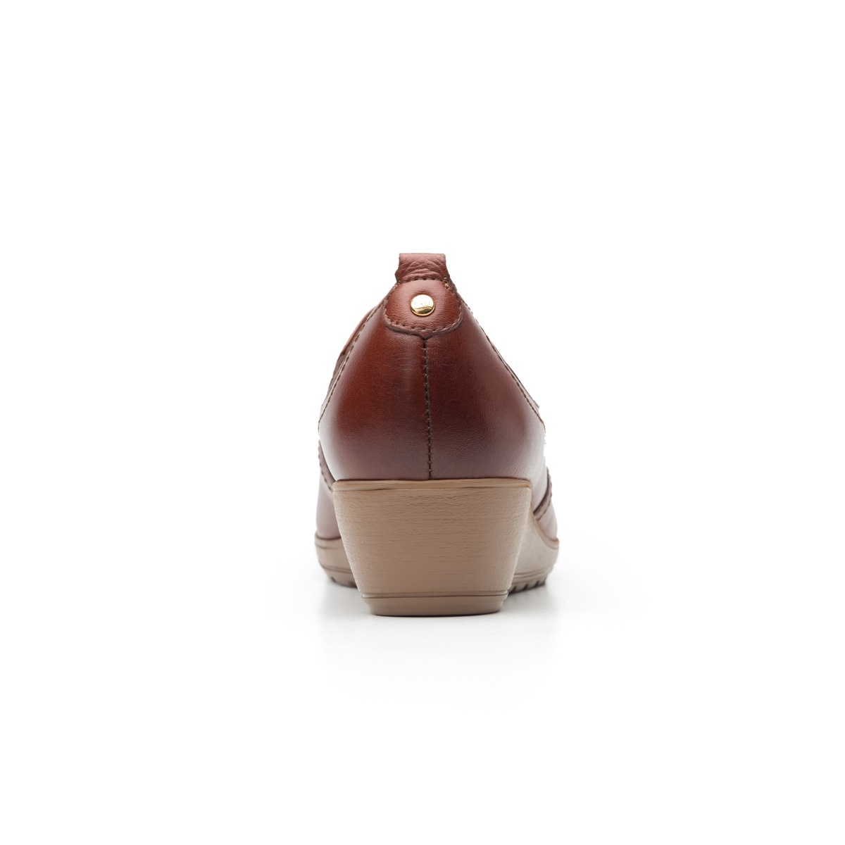 Flat Casual Flexi Con Cuña Media Ligera Para Mujer - Estilo 35104 Café