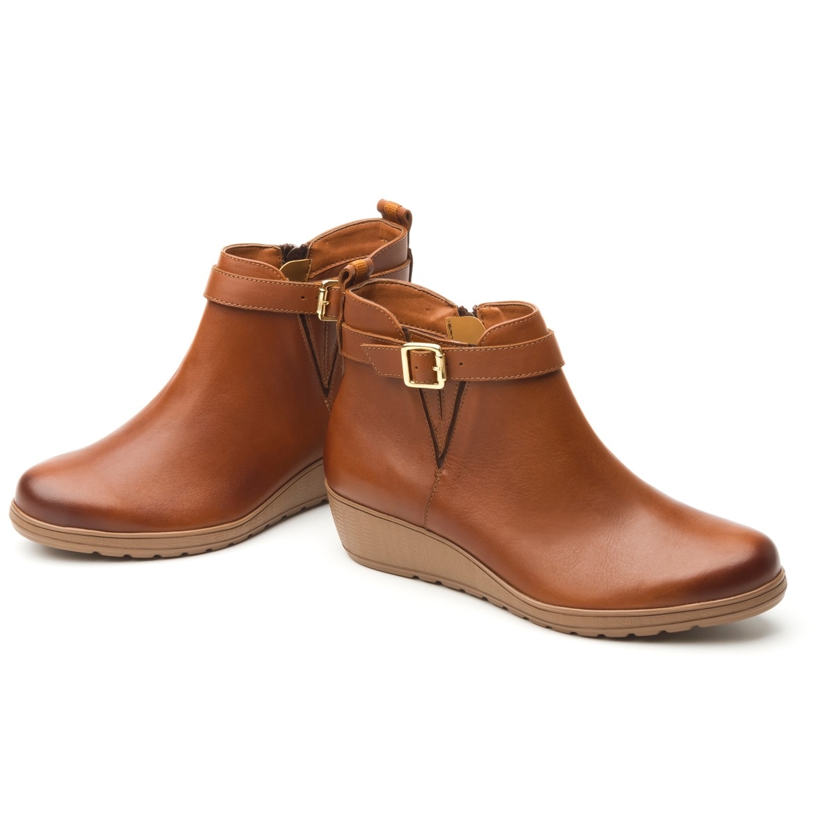 Botín Casual Flexi Con Suela Extra Ligera Para Mujer - Estilo 35107 Cafe