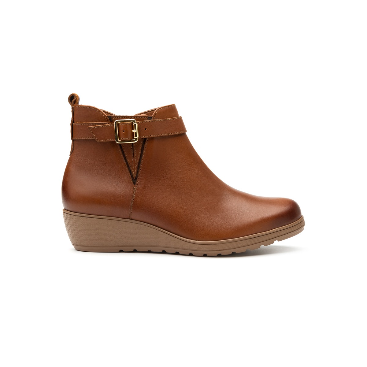 Botín Casual Flexi Con Suela Extra Ligera Para Mujer - Estilo 35107 Cafe