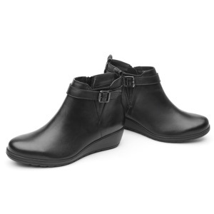 Botín Casual Flexi Con Suela Extra Ligera Para Mujer - Estilo 35107 Negro Botín Casual Flexi Con Suela Extra Ligera Para Mujer - Estilo 35107 Negro