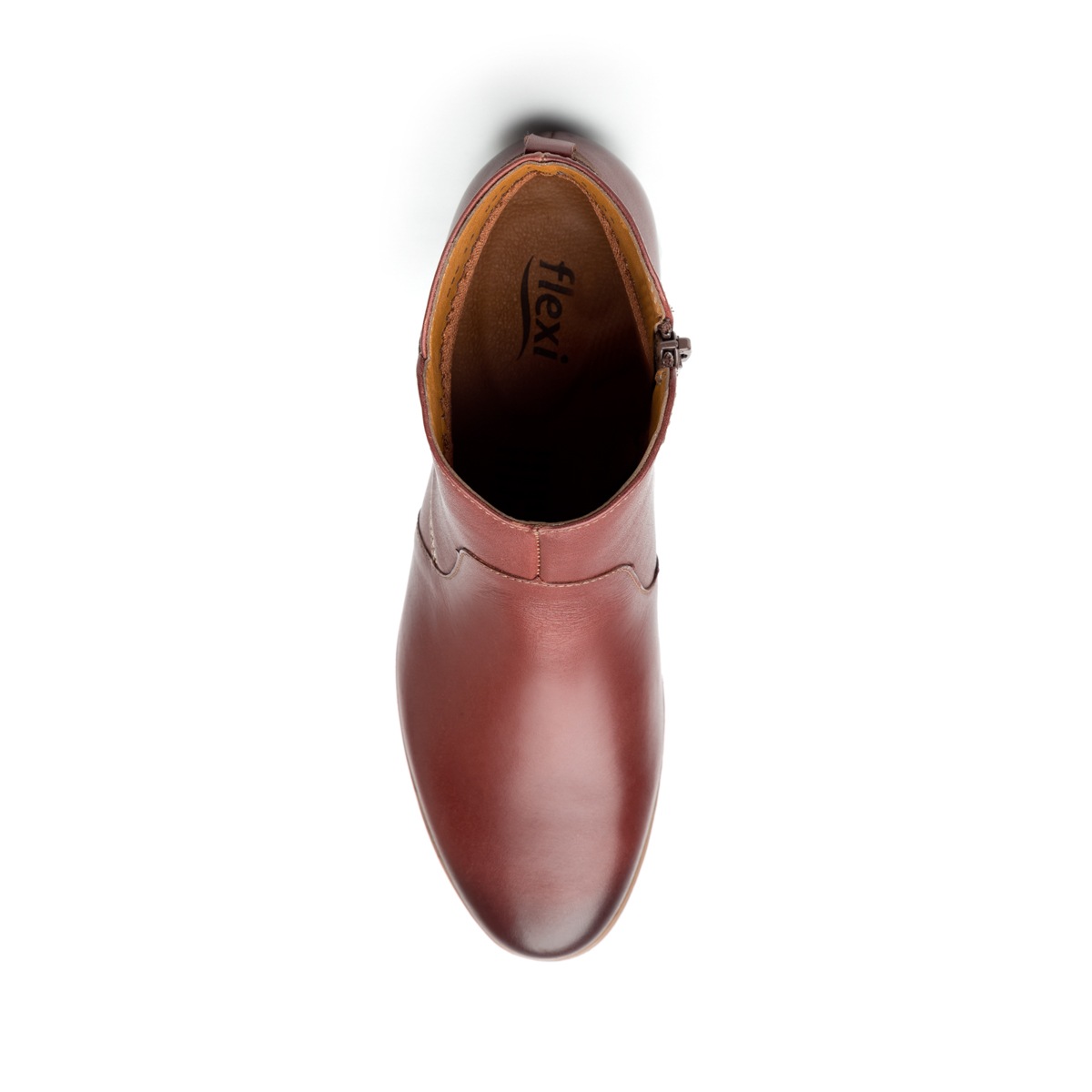 Botín Casual Flexi Con Cuña Media Ligera Para Mujer - Estilo 35108 Café