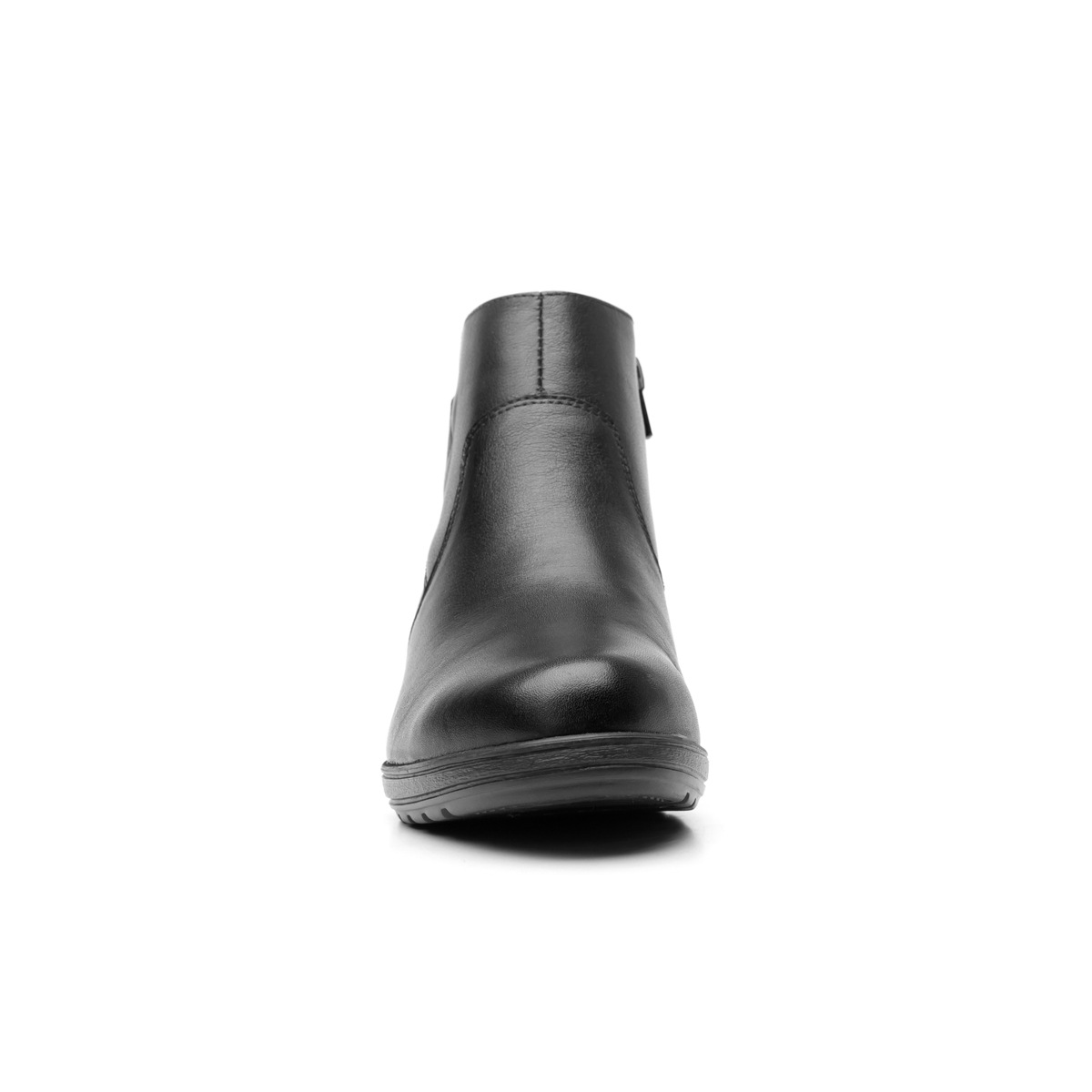 Botín Casual Flexi Con Cuña Media Ligera Para Mujer - Estilo 35108 Negro