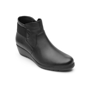 Botín Casual Flexi Con Cuña Media Ligera Para Mujer - Estilo 35108 Negro Botín Casual Flexi Con Cuña Media Ligera Para Mujer - Estilo 35108 Negro