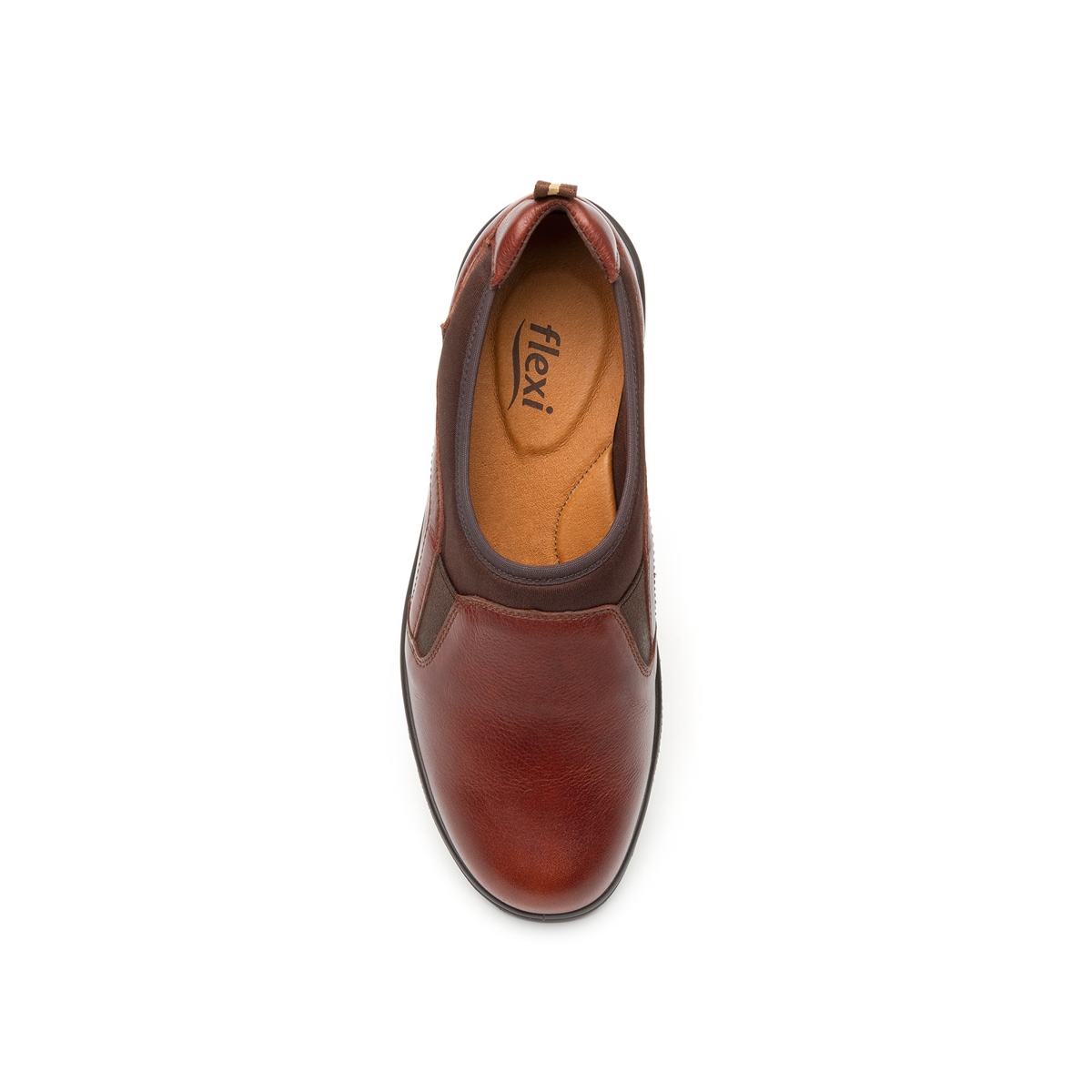 Flat Casual Flexi Con Autoajuste Para Mujer - Estilo 35301 Cafe