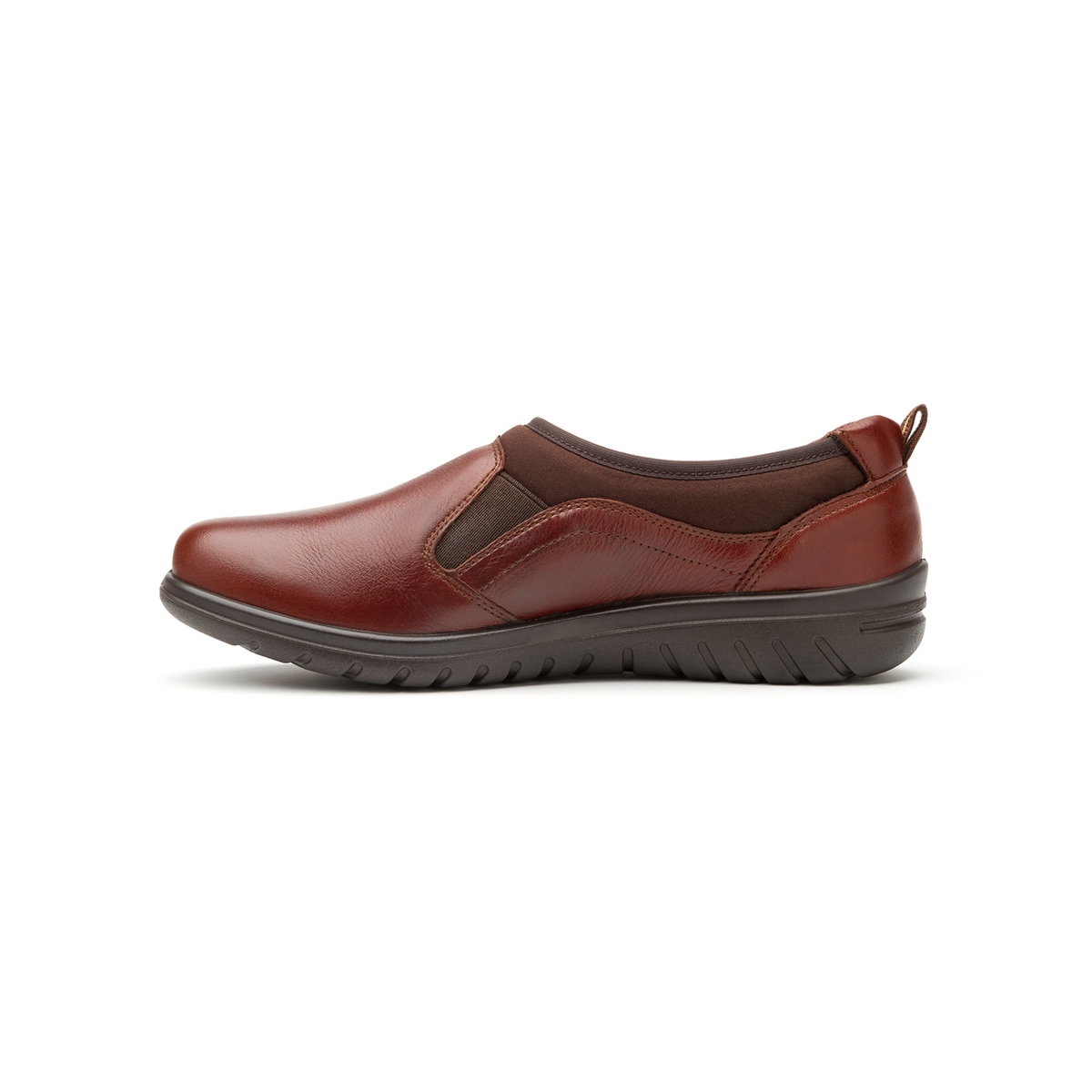 Flat Casual Flexi Con Autoajuste Para Mujer - Estilo 35301 Cafe
