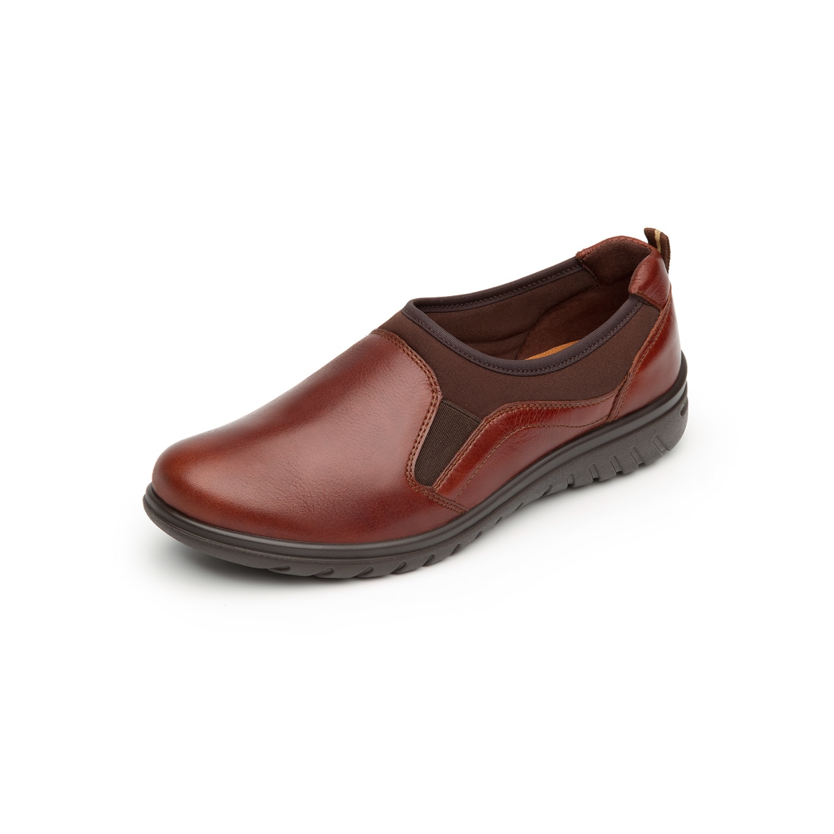 Flat Casual Flexi Con Autoajuste Para Mujer - Estilo 35301 Cafe