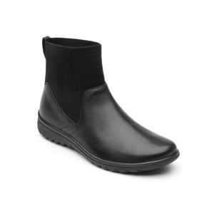 Botín Casual Flexi Con Tubo Elástico Para Mujer - Estilo 35309 Negro Botín Casual Flexi Con Tubo Elástico Para Mujer - Estilo 35309 Negro