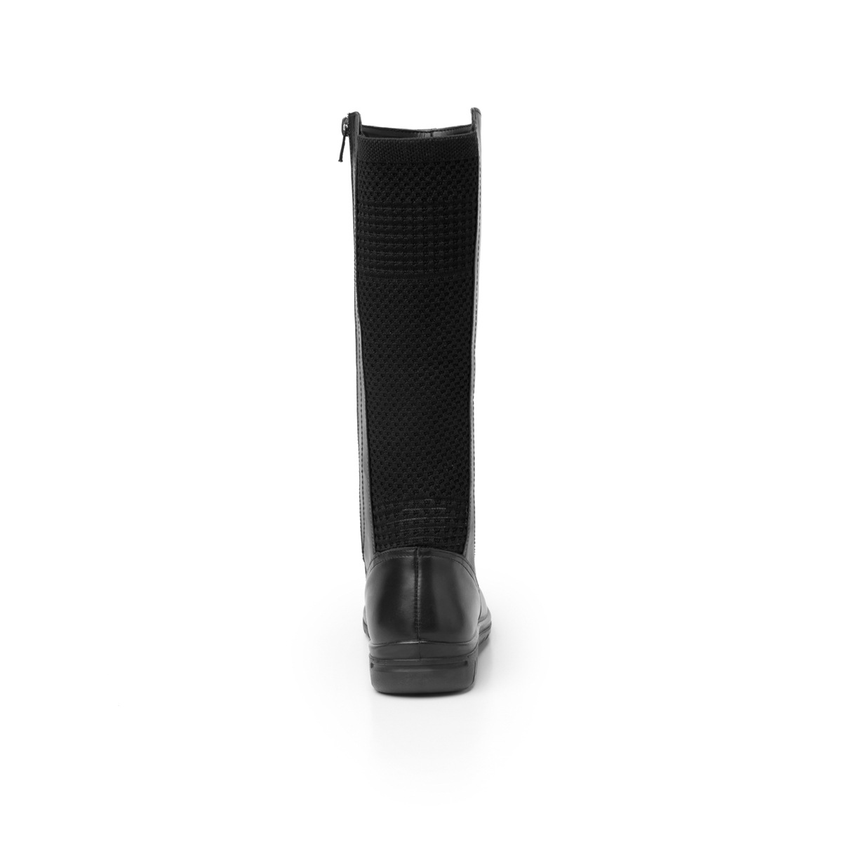 Bota Casual Flexi Con Detalle Tejido Para Mujer - Estilo 35310 Negro