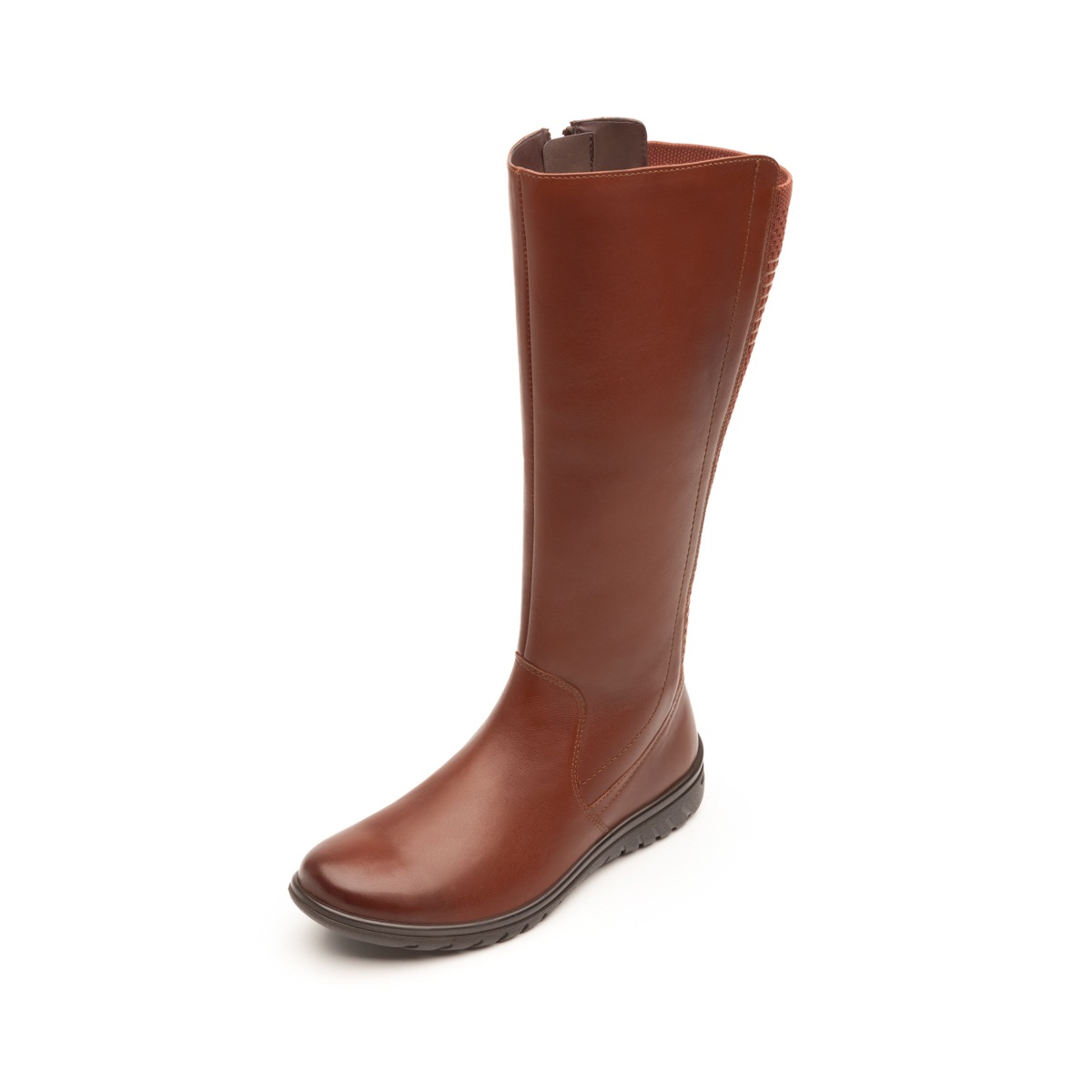 Bota Casual Flexi Con Detalle Tejido Para Mujer - Estilo 35310 Whisky