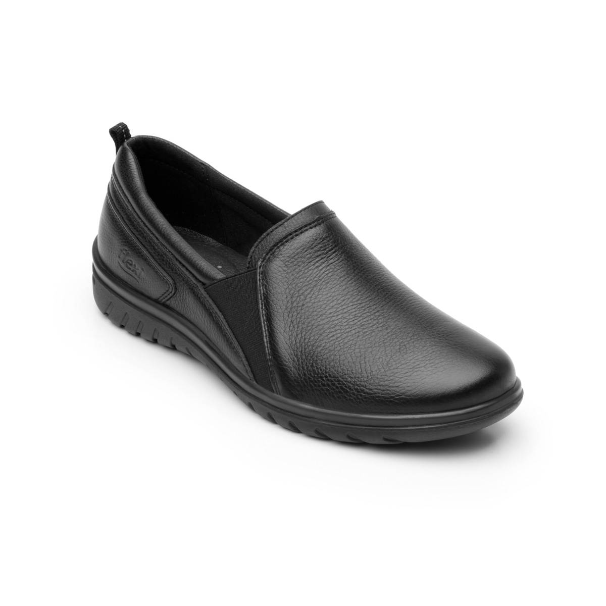 Flat Casual Flexi Con Sistema Walking Soft Para Mujer - Estilo 35311 Negro