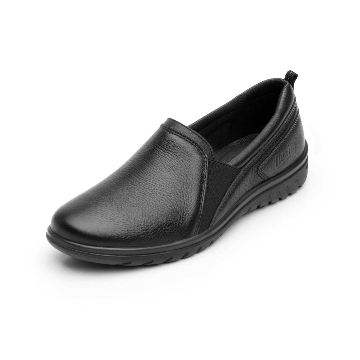Flat Casual Flexi Con Sistema Walking Soft Para Mujer - Estilo 35311 Negro