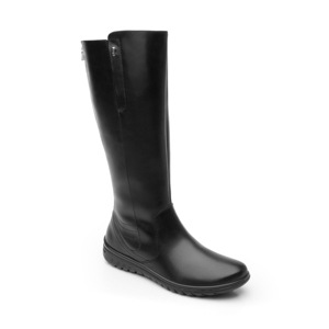 Bota Alta Con Cierre Y Elástico Flexi para Mujer con Sistema Walking Soft Estilo 35315 Negro Bota Alta Con Cierre Y Elástico Flexi para Mujer con Sistema Walking Soft Estilo 35315 Negro