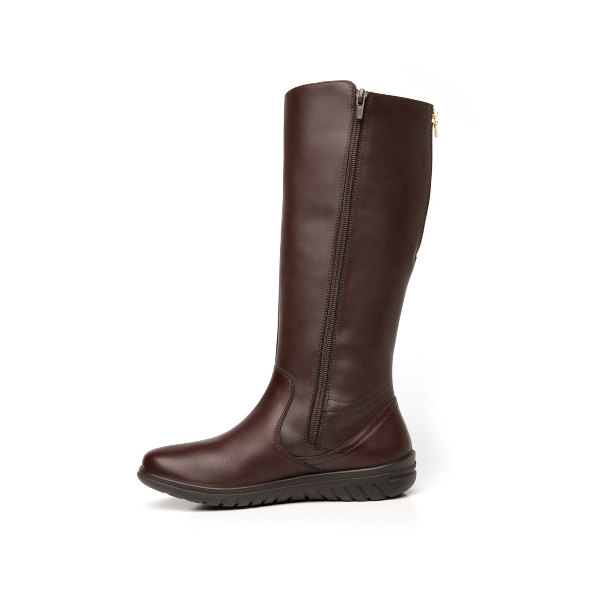Bota Alta Con Cierre Y Elástico Flexi para Mujer con Sistema Walking Soft Estilo 35315 Oporto