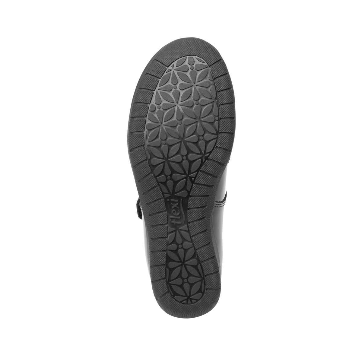 Flat Escolar Flexi De Charol Para Niña - Estilo 35902 Black