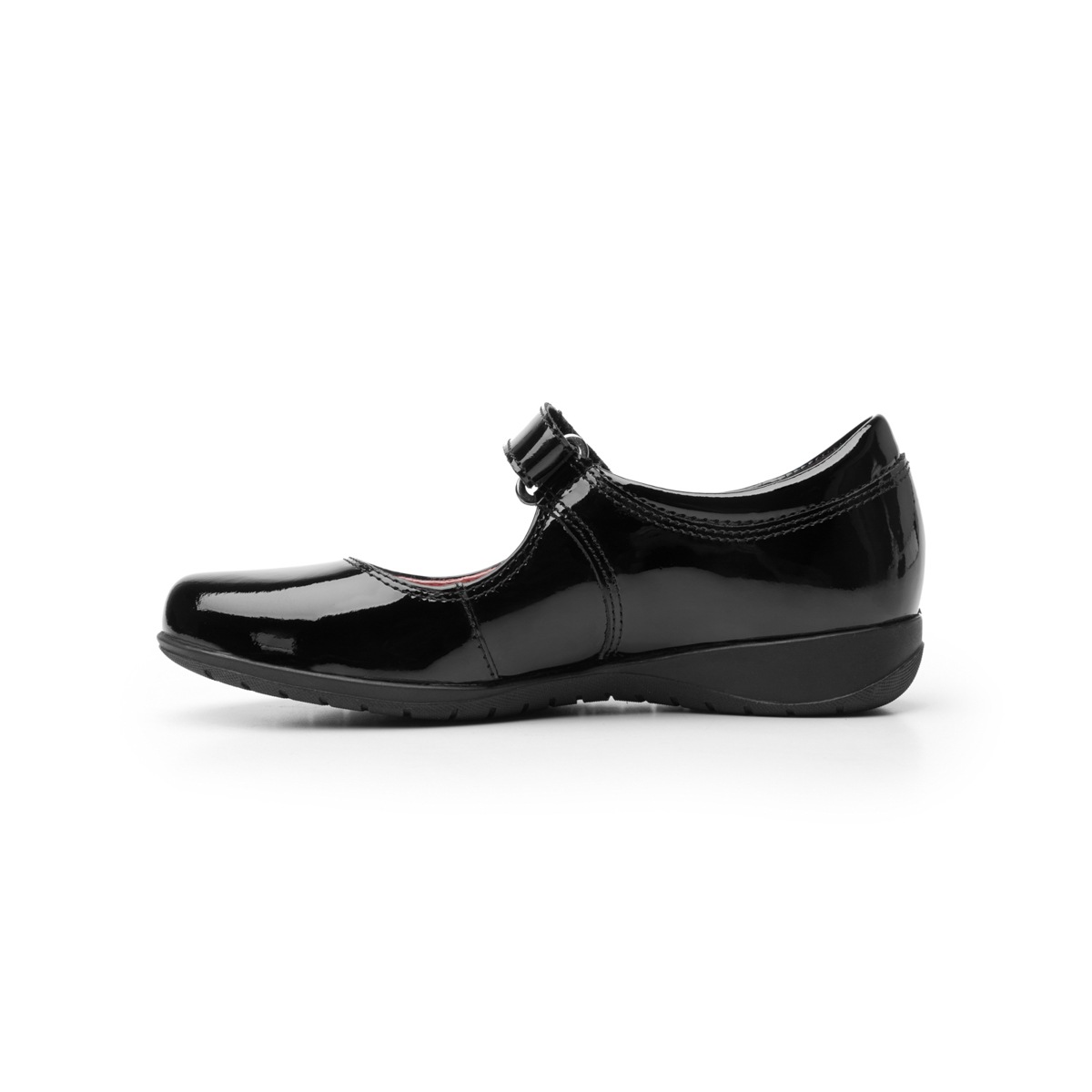 Flat Escolar Flexi De Charol Para Niña - Estilo 35902 Black