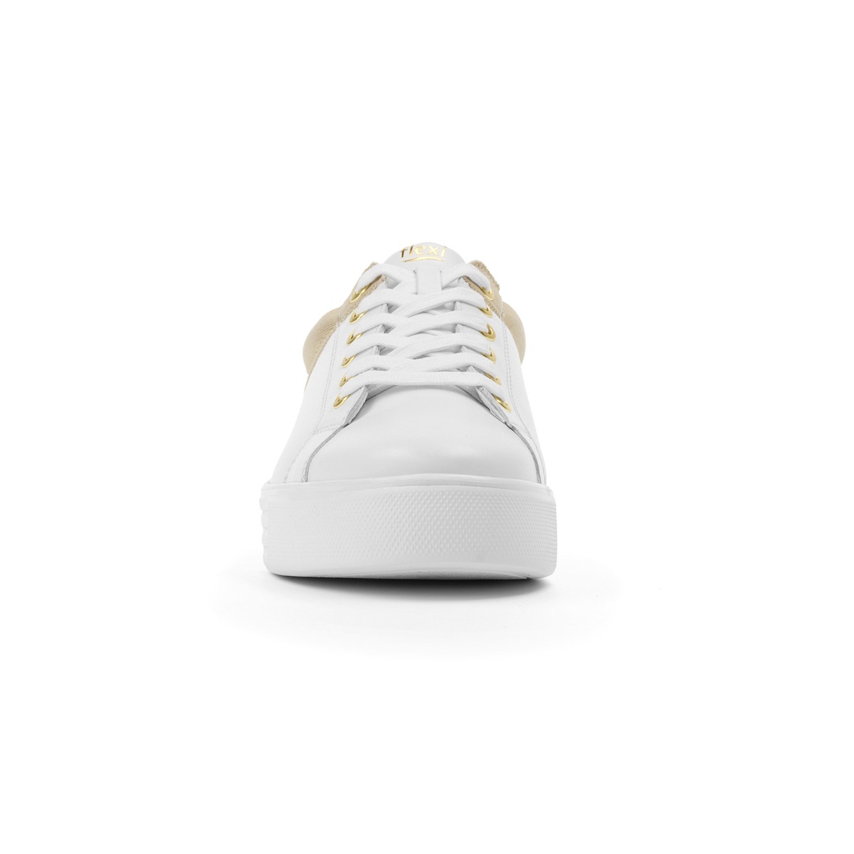 Sneaker Universitario Flexi Con Colores Combinados Para Mujer - Estilo 36303 Blanco