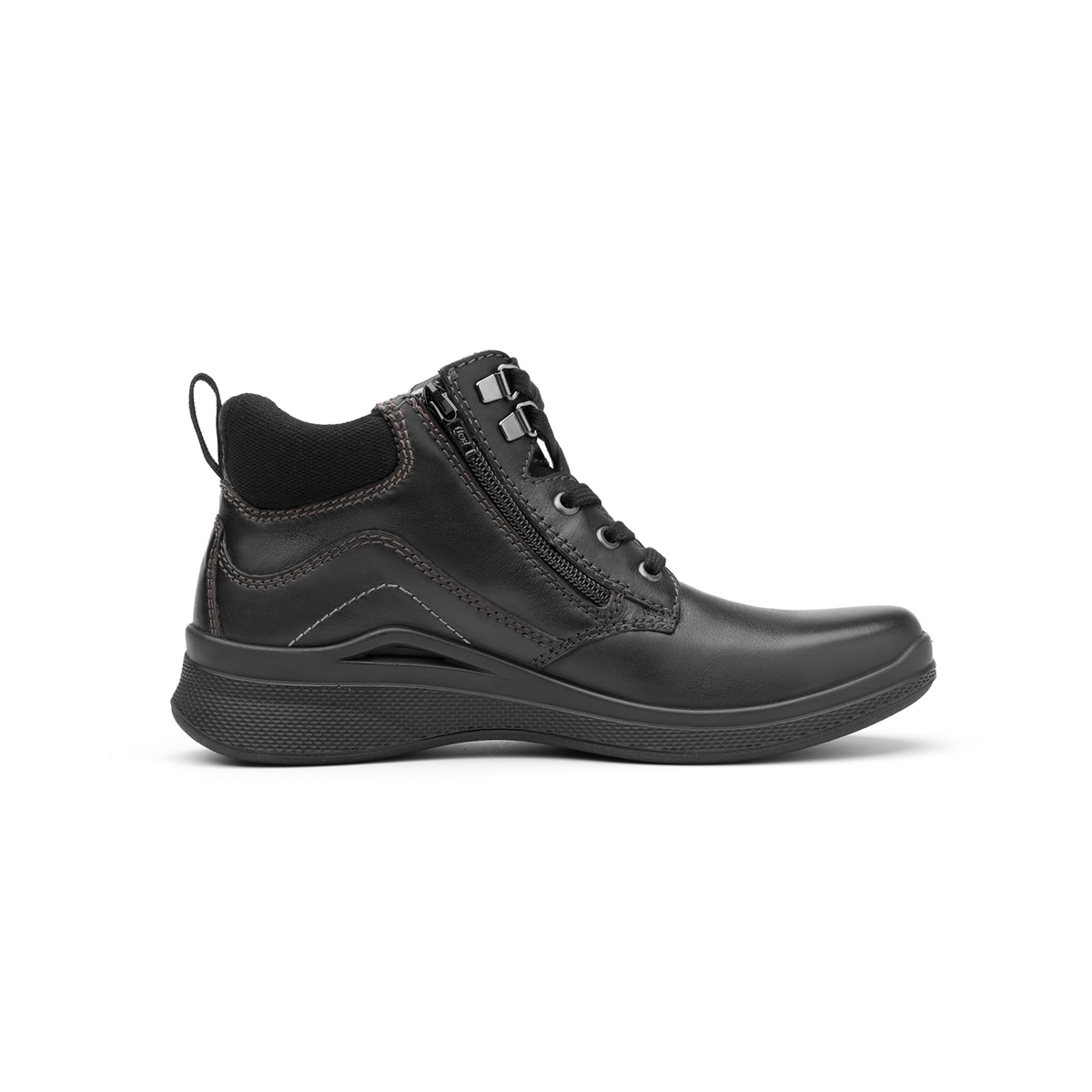 Botín Outdoor Flexi Con Sistema Walking Soft Para Mujer - Estilo 37507 Negro
