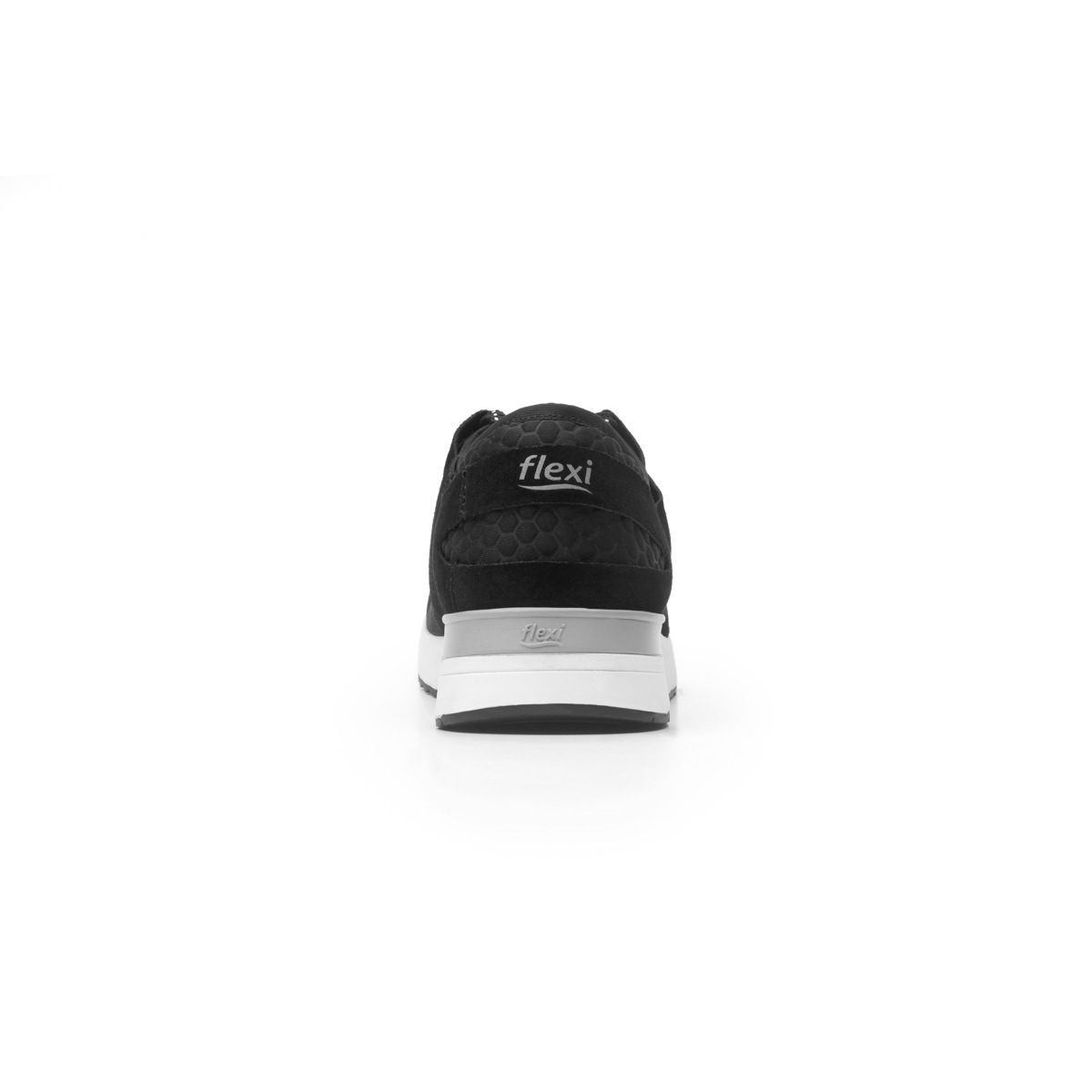 Sneaker Urbano Flexi Con Materiales Combinados Para Mujer - Estilo 37701 Negro